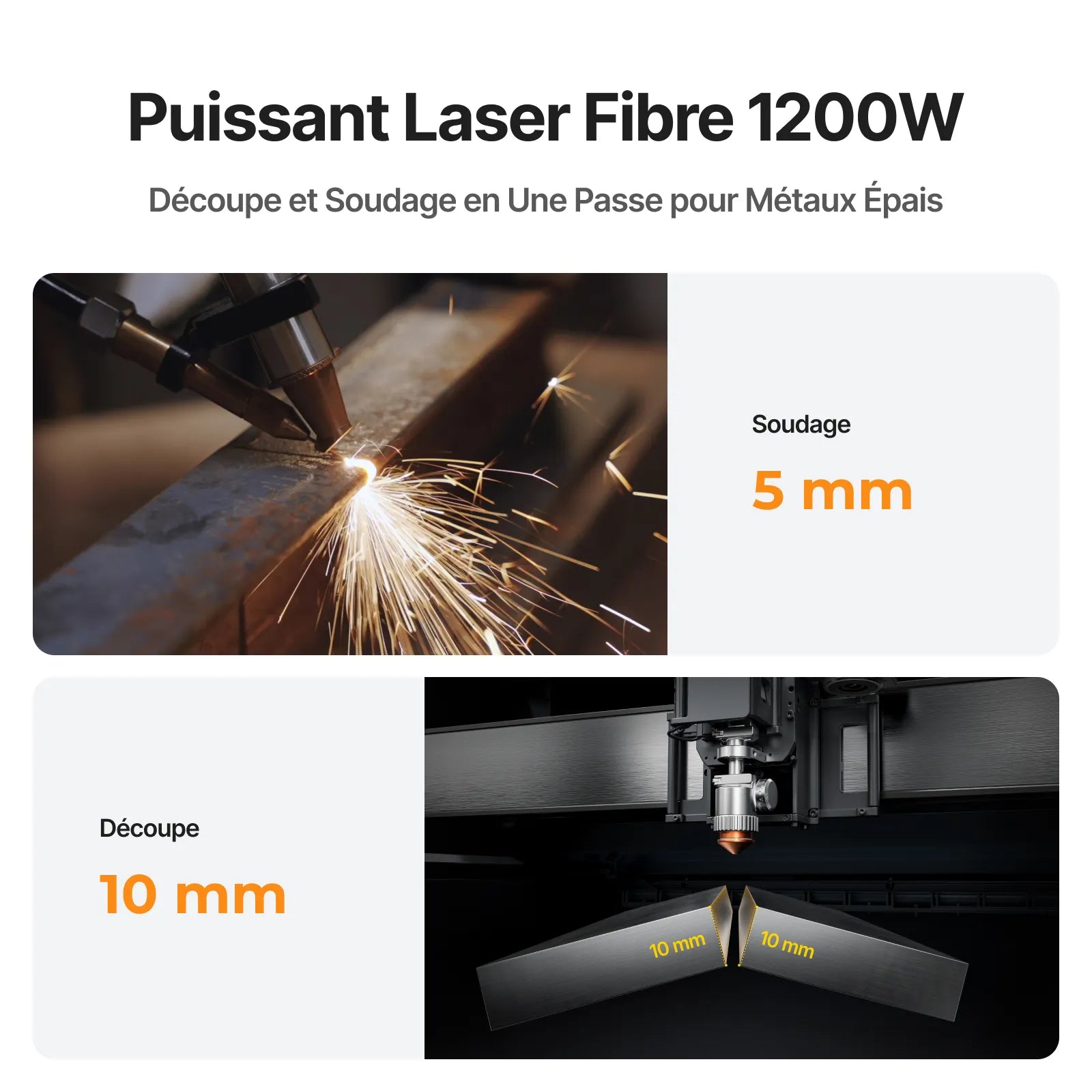 xTool MetalFab Machine de Soudage laser et Découpe CNC